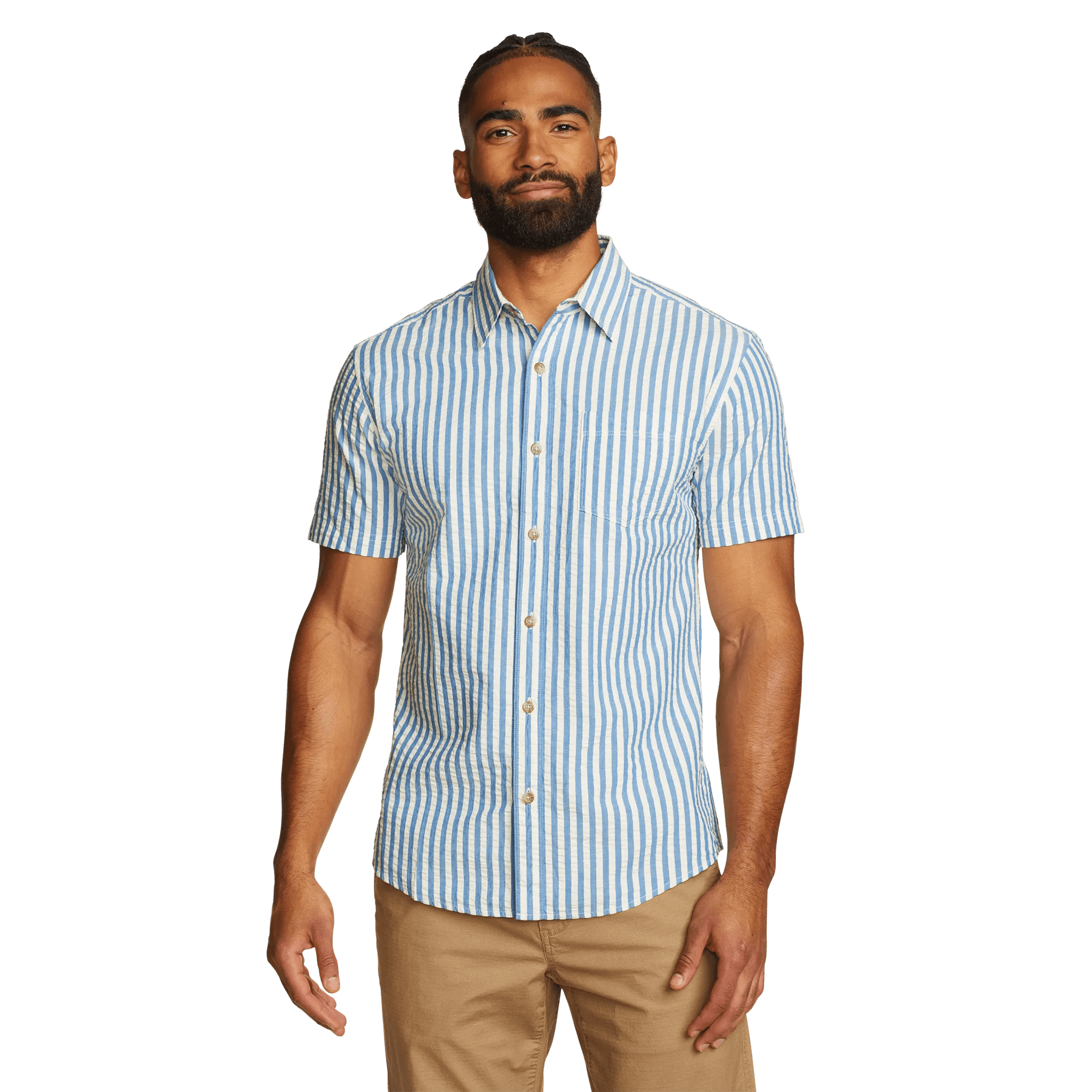 Men's Camano Seersucker Shirt