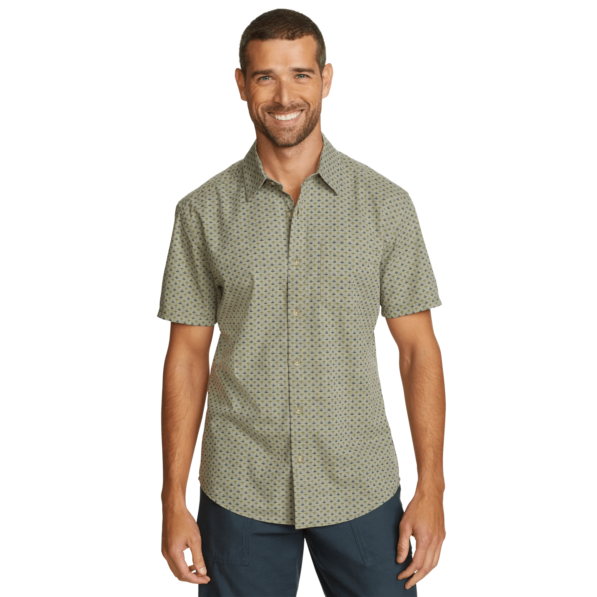 Men's Short-Sleeve Camano Shirt - Print