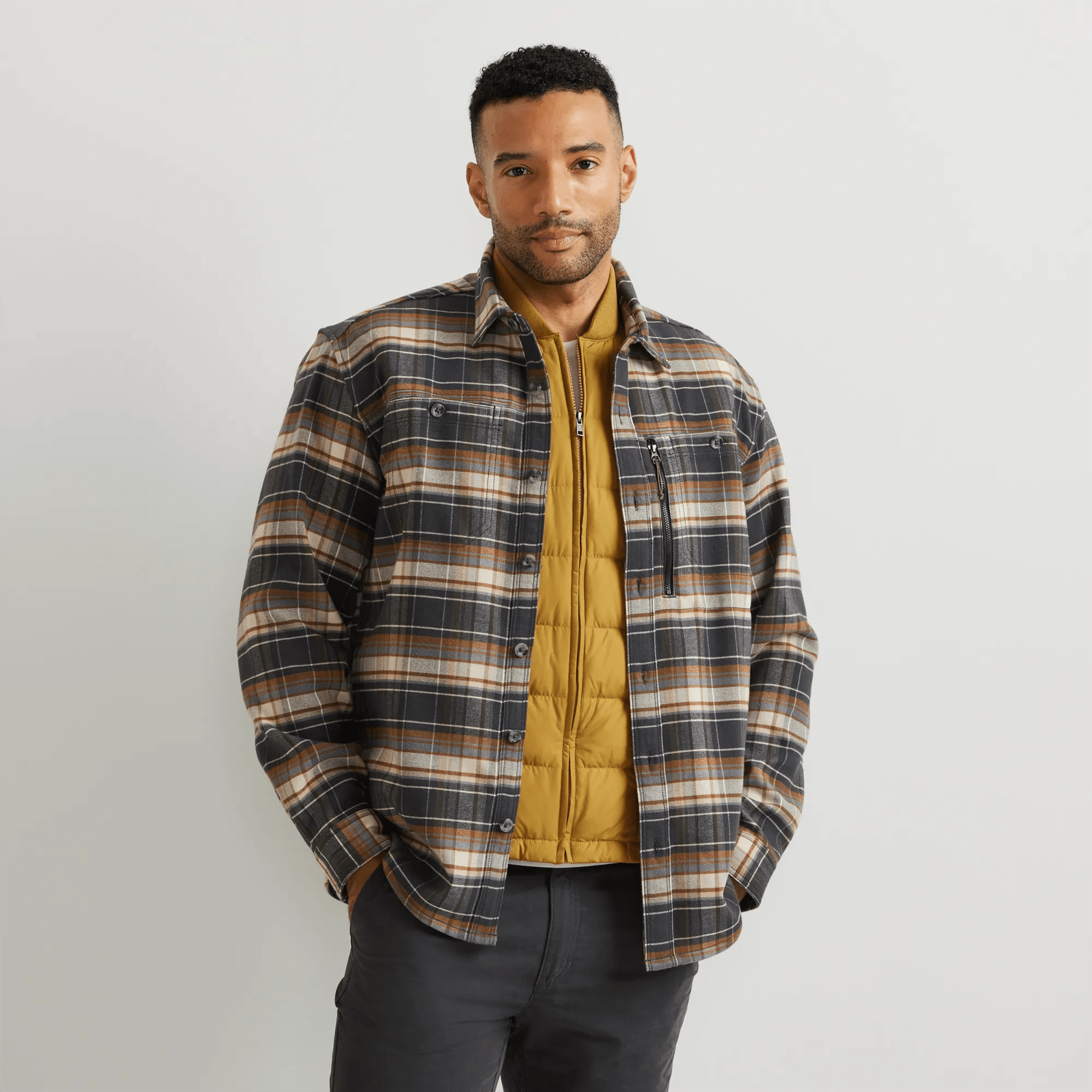 Men's Chopper Stretch Flannel Overshirt