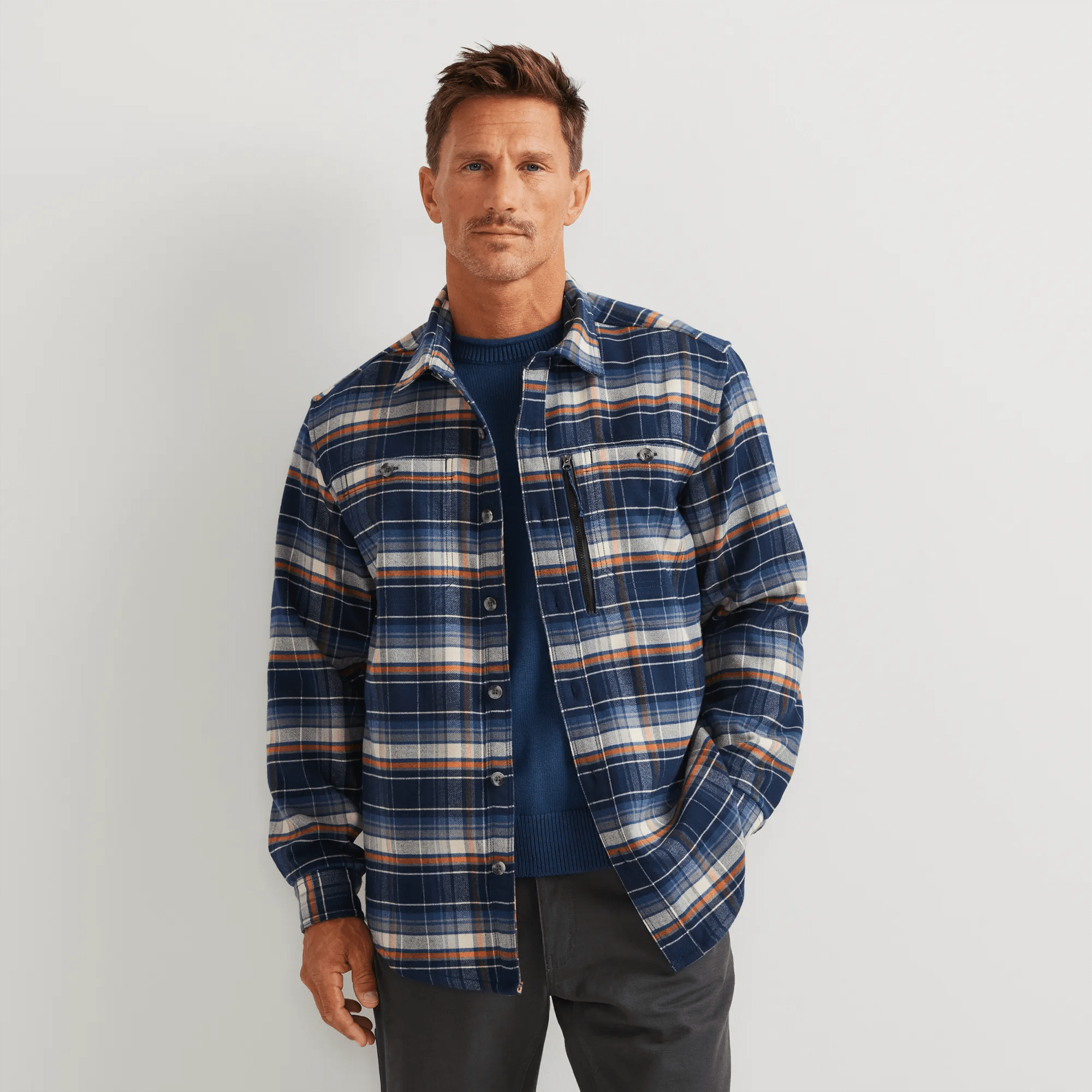 Men's Chopper Stretch Flannel Overshirt