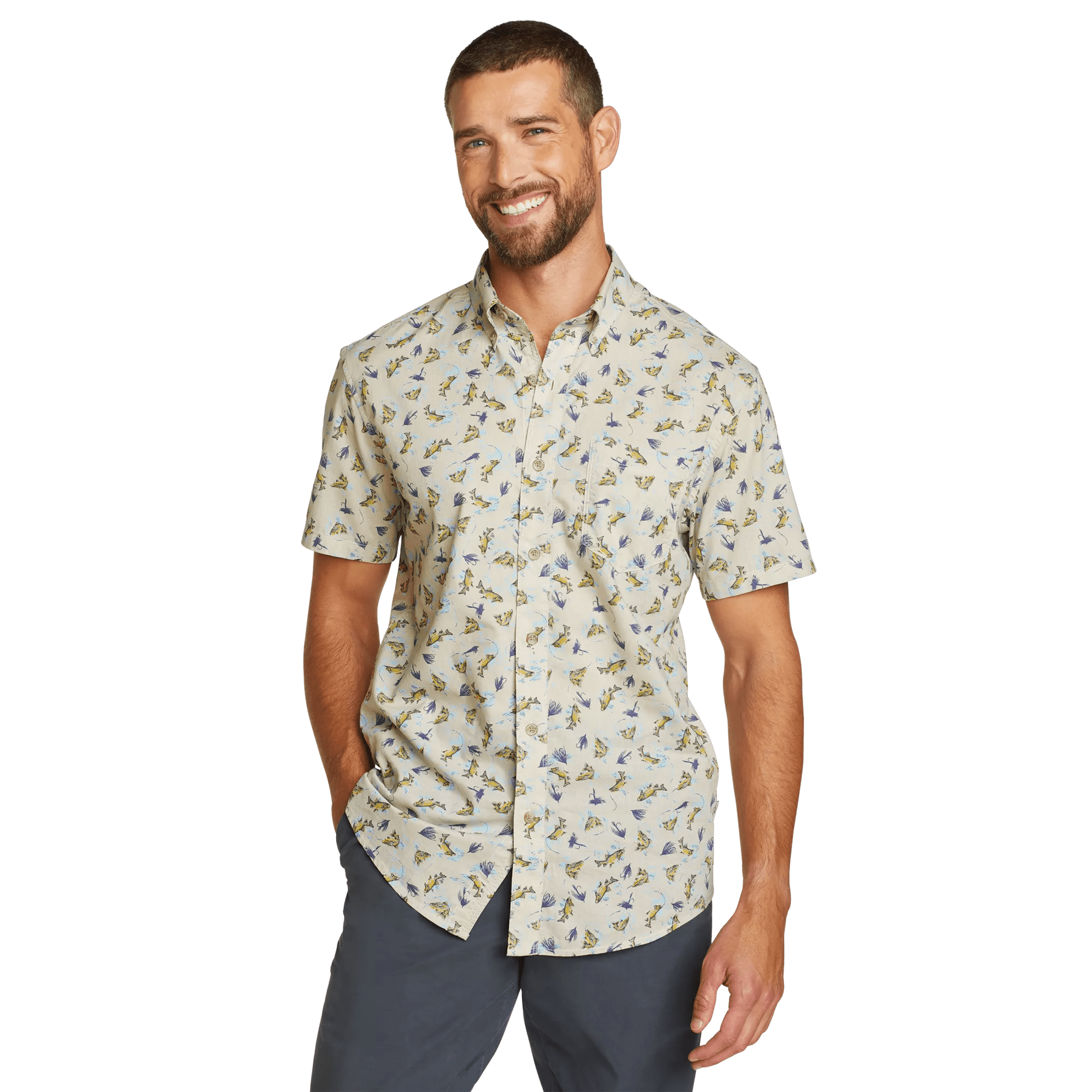 Men's Baja Short-Sleeve Shirt - Print