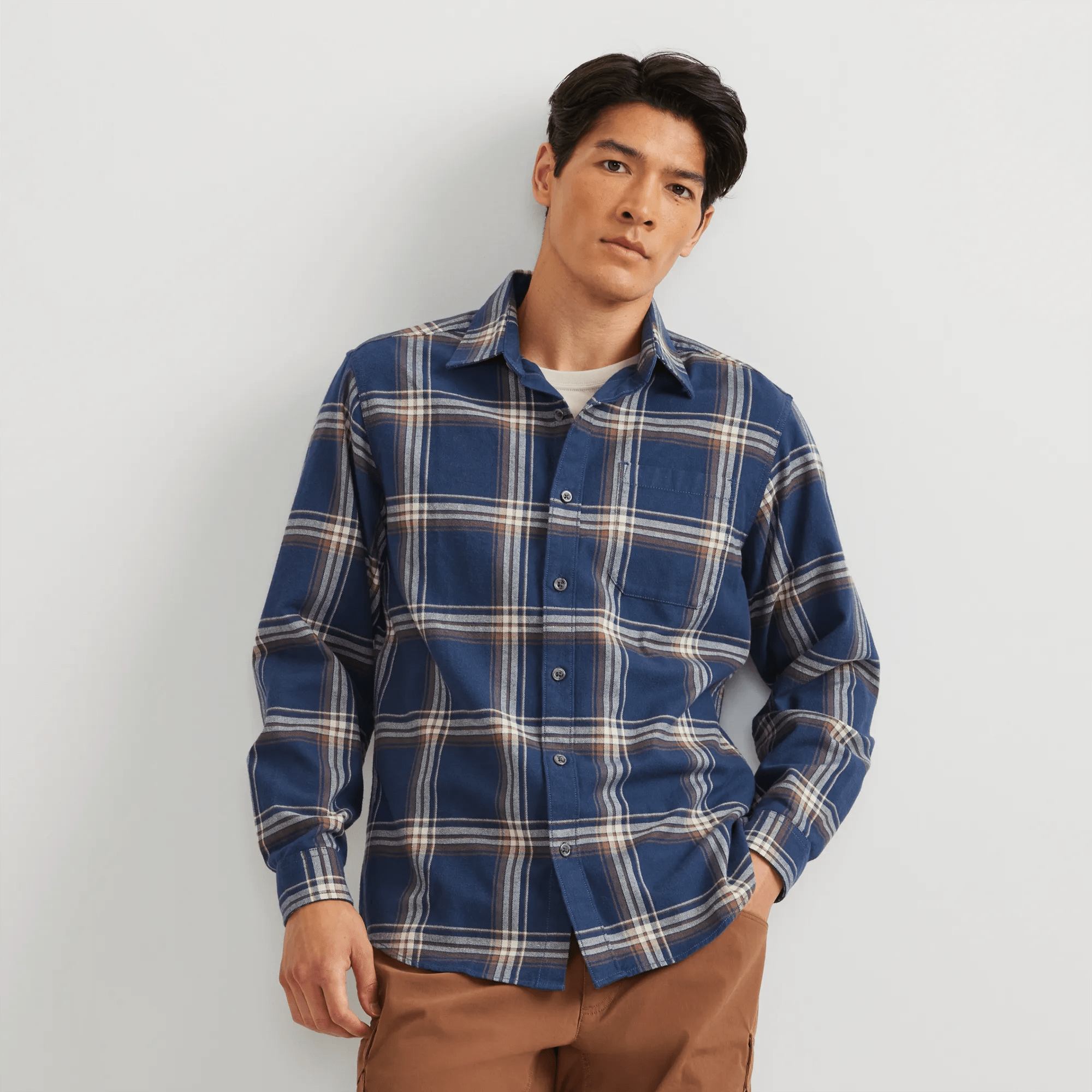 Men's Eddie's Favorite Flannel Relaxed Fit Shirt - Plaid