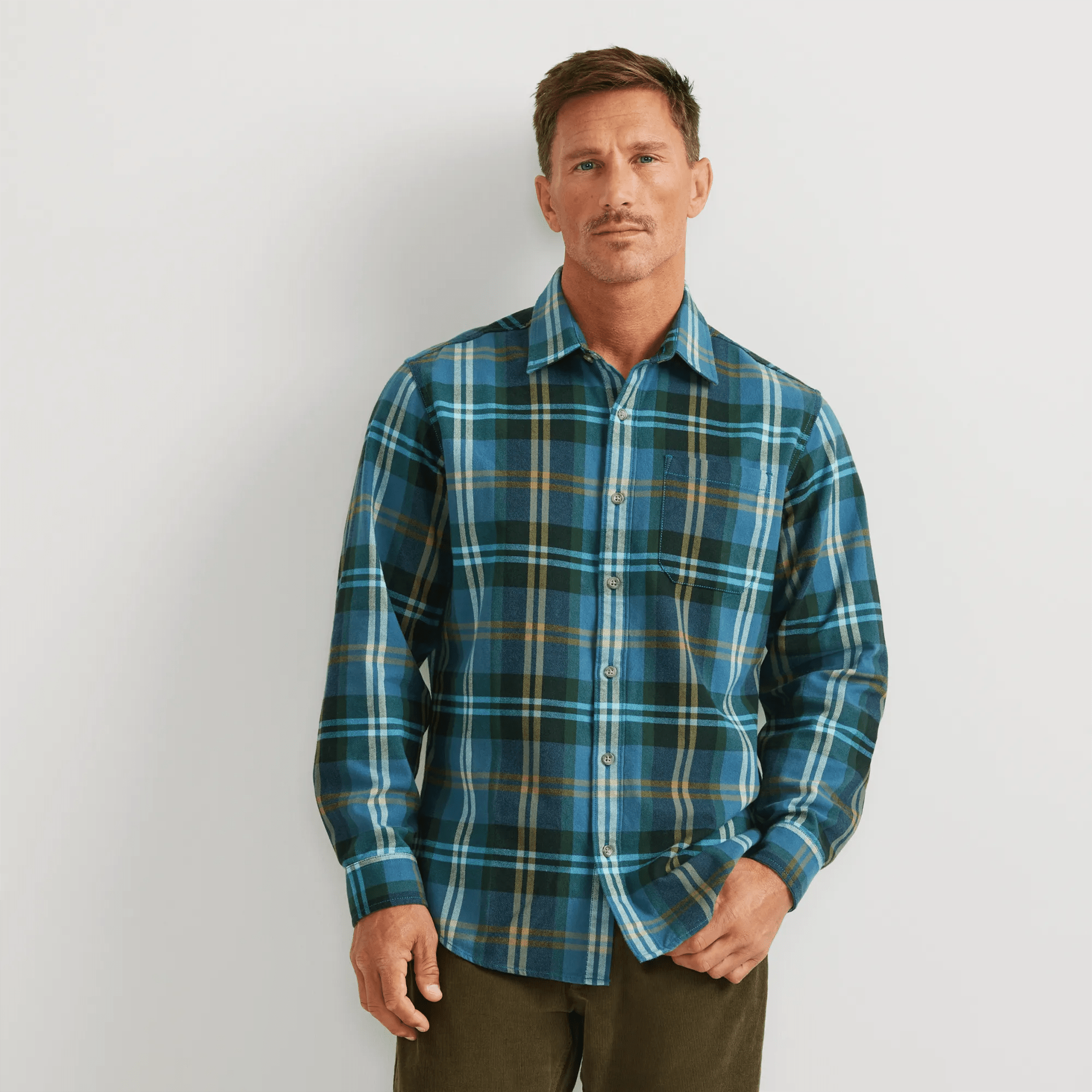 Men's Eddie's Favorite Flannel Relaxed Fit Shirt - Plaid