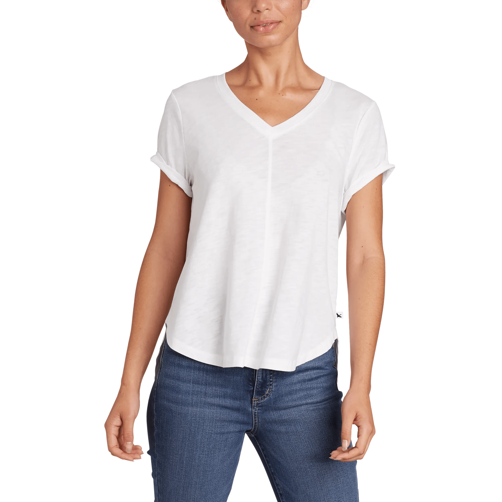 Women's Concourse Short-Sleeve Panel-Front T-Shirt