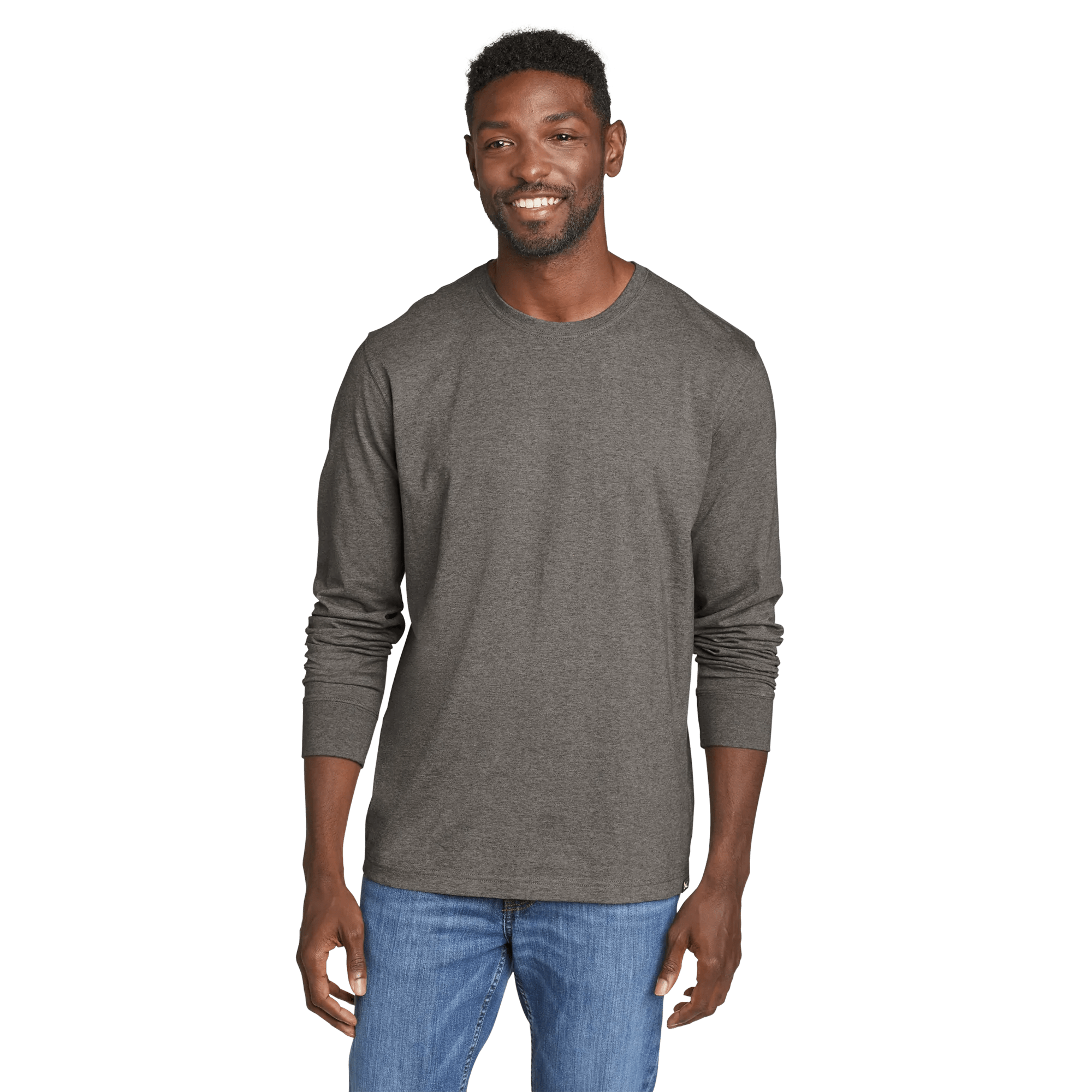 Men's Legend Wash Classic Long-Sleeve 100% Cotton T-Shirt