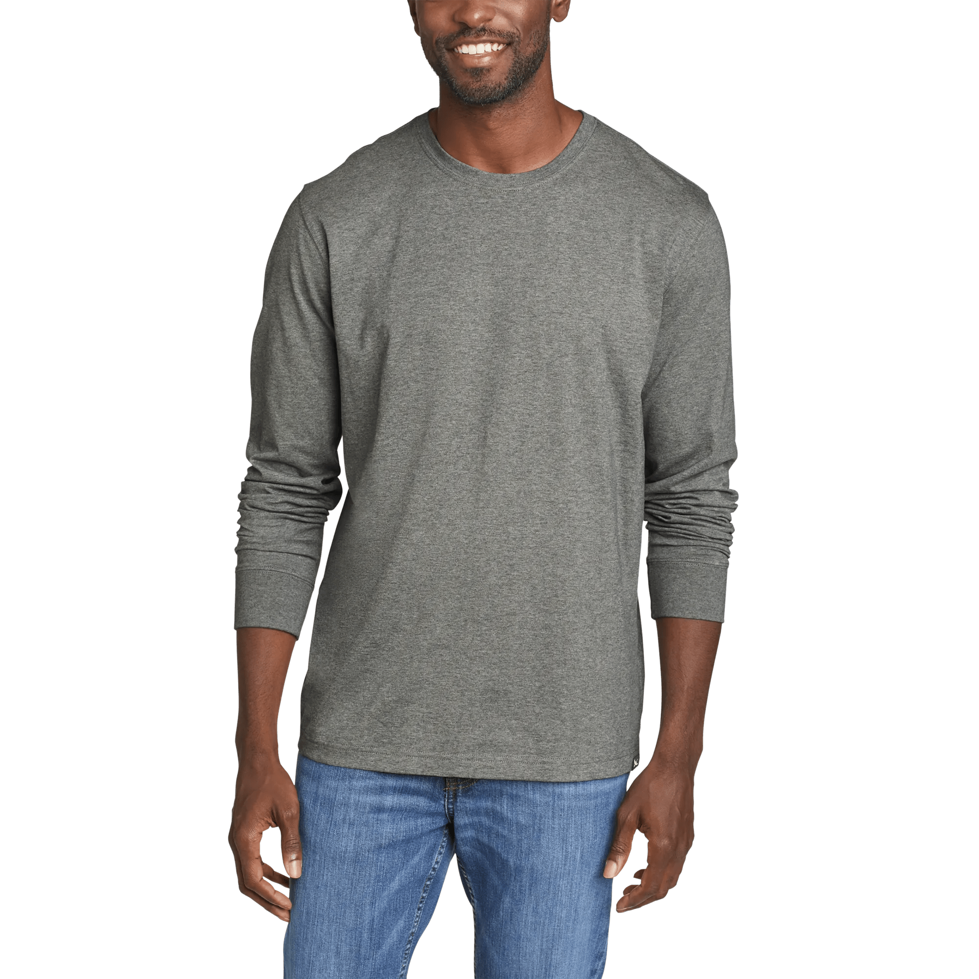 Men's Legend Wash Classic Long-Sleeve 100% Cotton T-Shirt