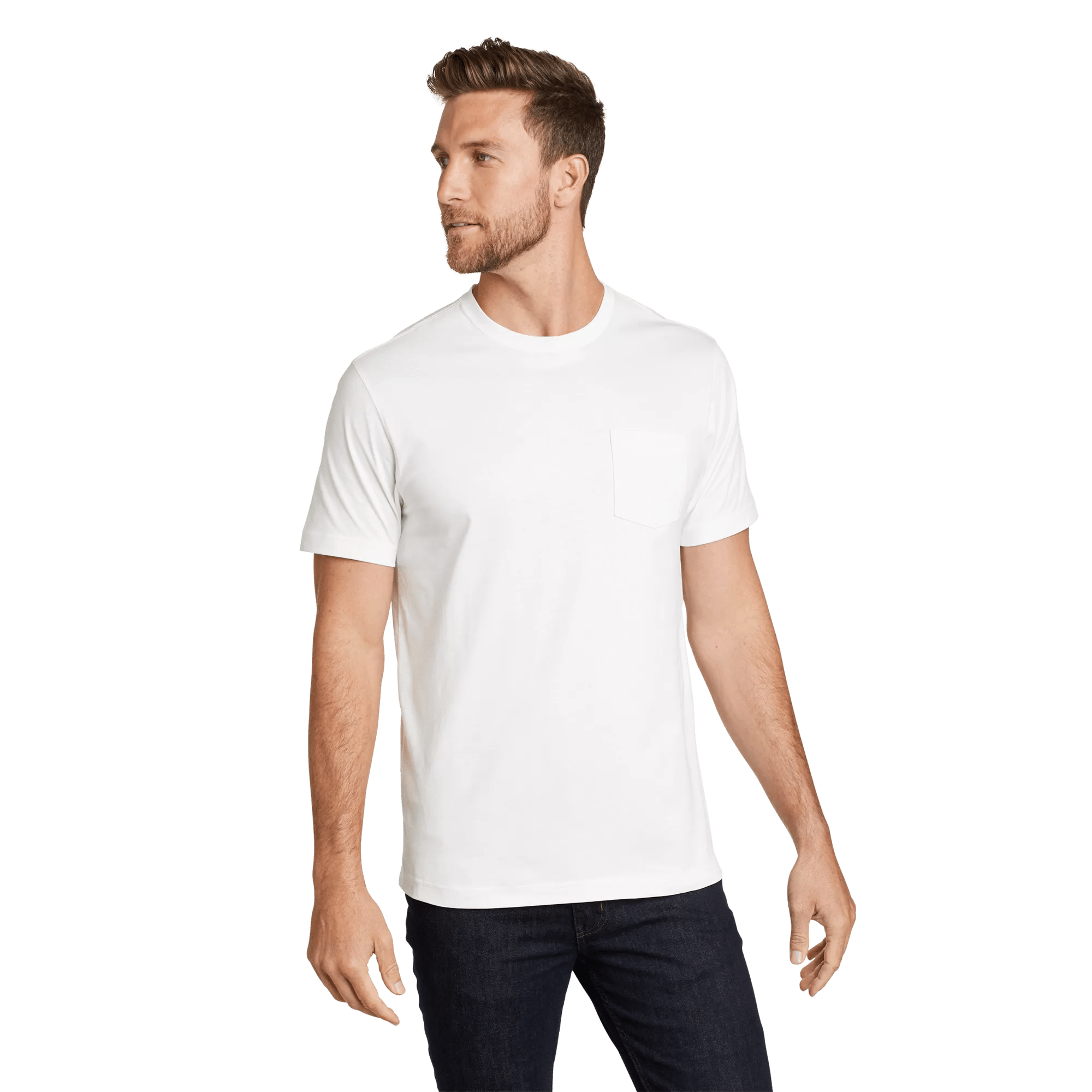 Men's Legend Wash Classic Short-Sleeve 100% Cotton Pocket T-Shirt