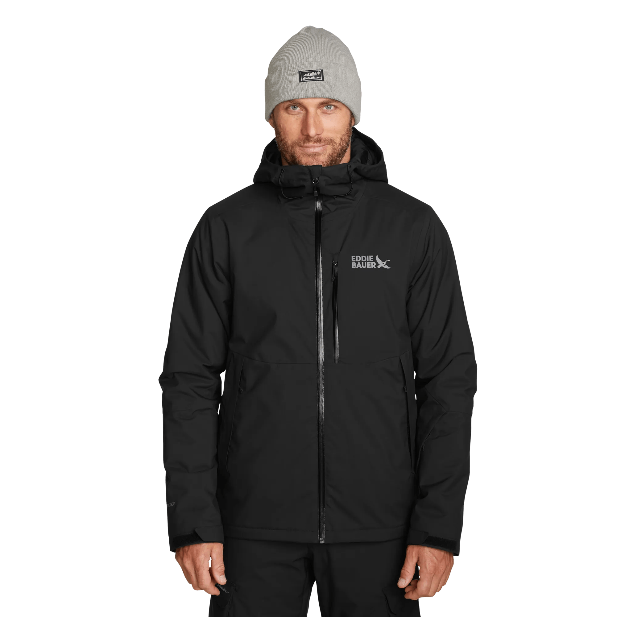 Men's Powder Search Insulated Waterproof Hooded Ski Jacket