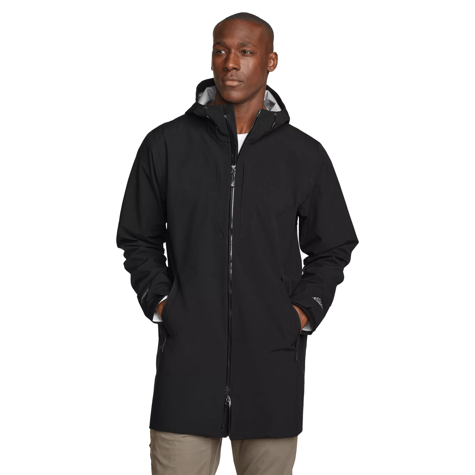 Men's Oscillate 3L Waterproof Hooded Trench Coat