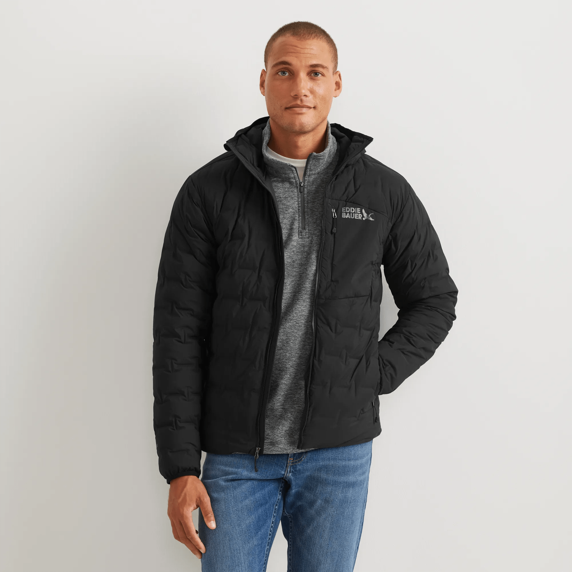 Men's MicroTherm? FreeFuse? Stretch Down Hooded Jacket
