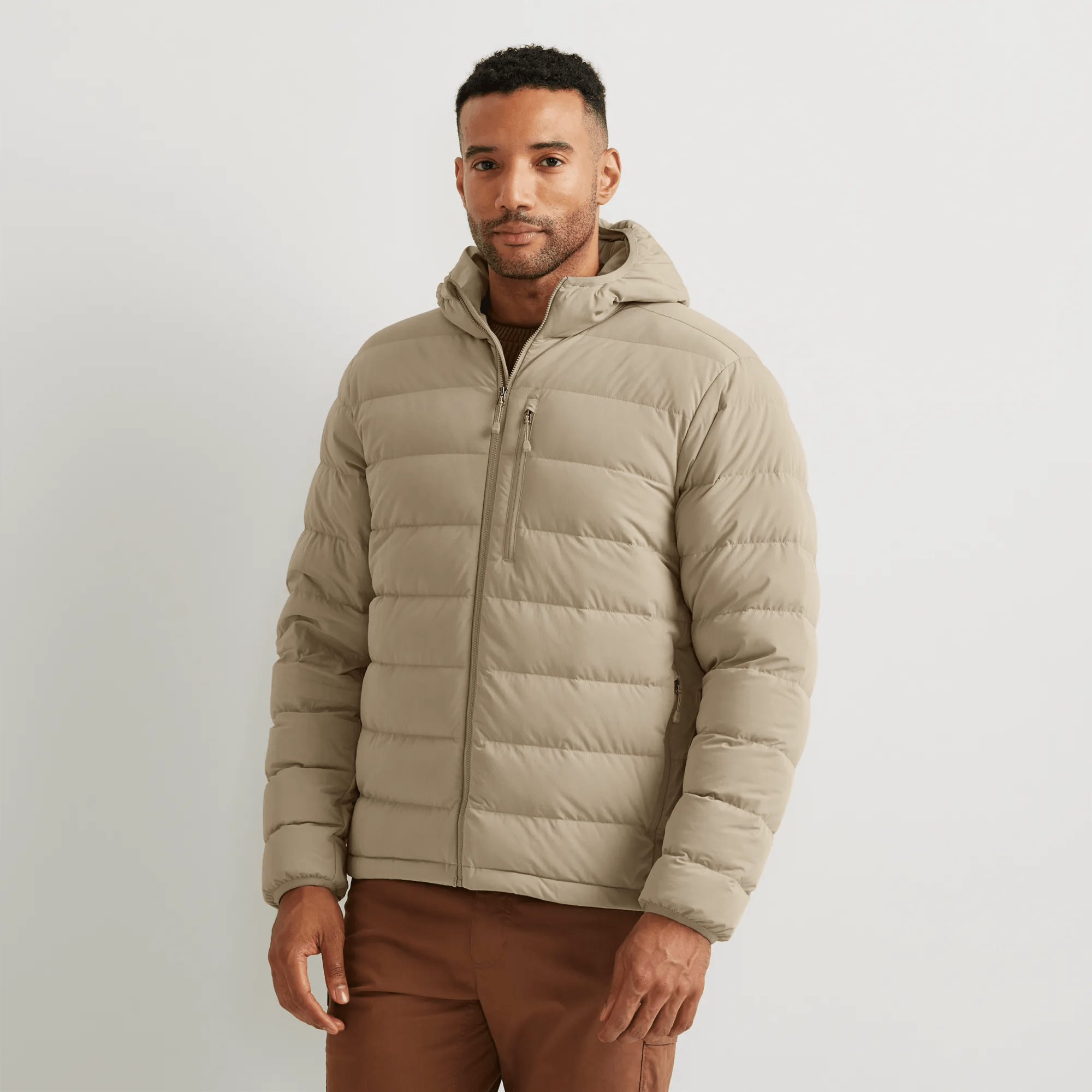 Men's EB Stretch Down Hooded Jacket